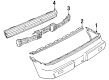 Pontiac Fiero Bumper Diagram - 10032433