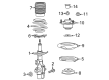 Cadillac CT5 Shock Absorber Diagram - 84823659