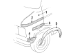 Chevy G10 Fender Diagram - 15995033