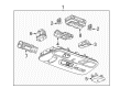 Chevy Camaro Power Window Switch Diagram - 23297149