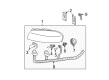 Chevy Impala Headlight Diagram - 10349962