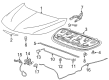 Chevy Malibu Hood Release Cable Diagram - 84156352