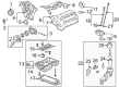 Cadillac SRX Oil Filler Cap Diagram - 12593356