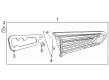 Buick Encore GX Tail Light Diagram - 42853013