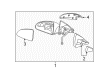 Chevy Malibu Car Mirror Diagram - 22698307
