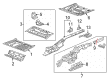 Buick Envision Floor Pan Diagram - 84208549
