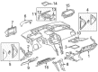 Chevy Volt Dash Panel Vent Portion Covers Diagram - 22961227