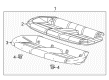 Cadillac ATS Seat Cushion Diagram - 23461373