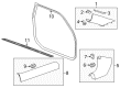 Chevy Camaro Door Seal Diagram - 22950429