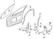 Pontiac Bonneville Window Run Diagram - 25745483