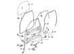 Saturn Door Hinge Diagram - 21080740