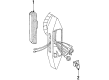 Cadillac DeVille Side Marker Light Diagram - 16501100