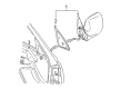 Chevy Silverado 3500 Car Mirror Diagram - 15179830