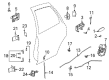 Saturn L100 Interior Door Handle Diagram - 22674231
