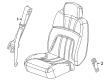 Buick Rainier Seat Belt Diagram - 19148784