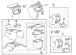 Chevy Suburban 1500 Cup Holder Diagram - 12472734