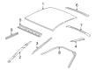 Pontiac Sunfire Door Seal Diagram - 22658002