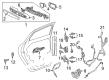 Chevy Traverse Exterior Door Handle Diagram - 13563177