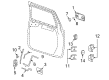 Hummer Exterior Door Handle Diagram - 25845867