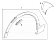 Chevy Blazer EV Mud Flaps Diagram - 26406238