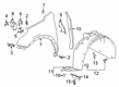 Cadillac Fender Diagram - 84216123