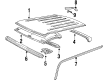 Chevy C1500 Suburban Weather Strip Diagram - 15766539