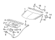 Pontiac Aztek Hood Diagram - 10428995