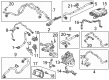 Chevy Silverado EV Coolant Pipe Diagram - 24042596
