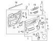 Cadillac Interior Door Handle Diagram - 15920705