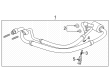 Chevy Corvette A/C Hose Diagram - 84525737