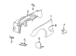Chevy Corvette Fender Diagram - 10288101
