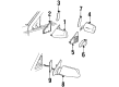 Chevy C3500 Car Mirror Diagram - 15764759