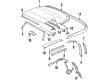 Pontiac Firebird Door Seal Diagram - 12520807