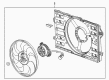 Buick Envision Fan Shroud Diagram - 84190683