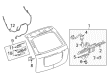 Chevy Equinox Exterior Door Handle Diagram - 15285069
