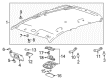 Chevy Spark EV Interior Door Handle Diagram - 95981356