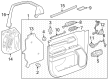 GMC Sierra 1500 Limited Power Window Switch Diagram - 85614497