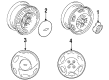 Chevy Wheel Cover Diagram - 94858451