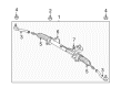 Chevy Aveo Tie Rod End Diagram - 93740722