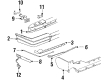 Cadillac Eldorado Bumper Cover Diagram - 1635793
