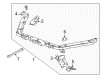 Cadillac CTS Fender Splash Shield Diagram - 22824814