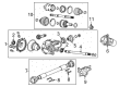 Cadillac ATS Drive Shaft Diagram - 84150924