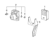 Chevy Corvette ABS Pump And Motor Assembly Diagram - 19416854