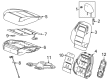 Chevy Blazer EV Seat Covers Diagram - 26427996