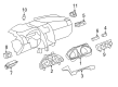 Buick Hazard Warning Switch Diagram - 23369964