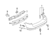 Buick Rendezvous Bumper Cover Diagram - 12335508