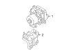 Chevy Aveo ABS Pump And Motor Assembly Diagram - 96534909