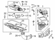 Chevy Silverado 1500 PCV Hose Diagram - 12693950