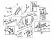 Chevy Equinox Weather Strip Diagram - 15914596