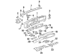 Buick LeSabre Ashtray Diagram - 16754372